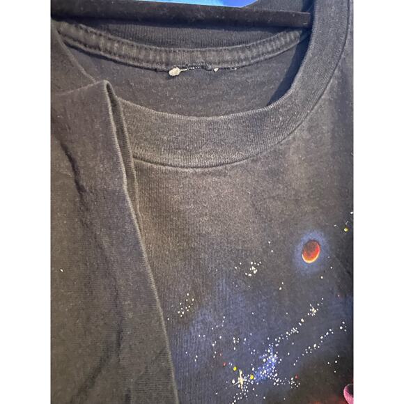 Vintage 90s Solar System National Air and Space Smithsonian 1990 Single Stitch L - Picture 2 of 4